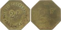 Algerien Algier. Me 2 Francs Französische Besetzung 1830-1962. -