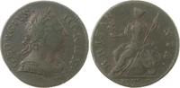 Großbritannien Cu Halfpenny George III. 1760-1820. -