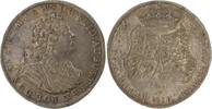 Sachsen-Albertinische Linie Taler 1736 Friedrich August II. 1733-1763. EF