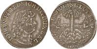 Braunschweig-Calenberg-Hannover 1/4 Palmbaumtaler 1673 Johann Friedrich 1665-1679. VF+