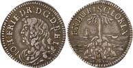 Braunschweig-Calenberg-Hannover 1/3 Palmbaumtaler Johann Friedrich 1665-1679. VF
