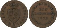 Nassau Cu Kreuzer Wilhelm 1816-1839. -