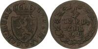 Nassau Cu 1/4 Kreuzer Wilhelm 1816-1839. -