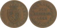Nassau Cu Kreuzer Adolph 1839-1866. -