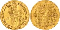 Niederlande-Westfriesland, Provinz Dukat Gold 1756 VF-EF