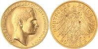 Sachsen-Coburg-Gotha 20 Mark Gold 1905 A Carl Eduard 1900-1918. Vorderseite berieben, EF