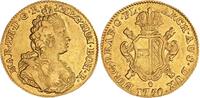 Belgien-Brabant Souverain dor Gold 1750 Maria Theresia 1740-1780. VF+