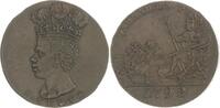 Barbados Cu Penny George III. 1760-1820. -