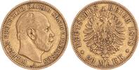 Preußen Wilhelm I. 1861-1888. 20 Mark Gold 1878  A Sehr schön