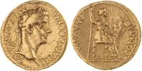 Kaiserzeit Tiberius 14-37. Aureus Gold  14-37 n. Chr. Kl. Bearbeitungsstellen am Rand, sehr schön