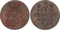 Brandenburg-Preußen Cu 3 Pfennig Friedrich II. 1740-1786. -