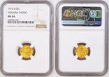 USA Gold 1 Dollar 1915 Panama-Pacific Exposition $1 Coin. NGC MS 64