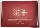 100 Escudos (4pcs) 1990, Portugal. Portuguese Discoveries. Proof Silver Mint Set.