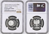 POLAND 1986 Proof Trial Strike Silver 1000 Zlotych Coin. Probá! NGC PF 68 UC