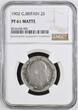 G.BRITAIN Florin (2 Shillings) 1902 Edward VII. Matte Proof Silver Florin Coin. Only 12,000 pcs Struck! NGC PF 61 MATTE