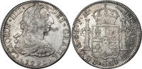 Mexico 8 Reales Charles IV. Issued with host father's bust (Charles III)! -