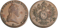 AUSTRIA 3 Kreuzer 1799 A Emperor Francis II. 1-Year Type w. Thick Planch... 73.69 £33.81 £  +  11.27 £ shipping
