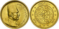 EGYPT Fuad I. Gold 100 Piastres Coin. Yellow Gold. Gold 100 Piastres AH1340//1922 NGC MS 62