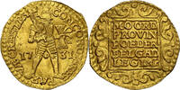 NETHERLANDS Utrecht. DUCAT 1731 NGC AU
