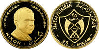 FUJAIRAH Gold 25 Riyals AH1389//1970 President Richard Nixon. Only 3,280... 775.92 £628.54 £  +  21.67 £ shipping