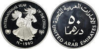 United Arab Emirates Silver 50 Dirhams AH1400//1980 Zayed bin Sultan Al ... 130.04 £99.70 £  +  13.00 £ shipping