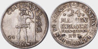 Brunswick-Wolfenbuttel 24 Mariengroschen Anton Ulrich. Silver 24 Groschen (2/3 Thaler) Coin. -