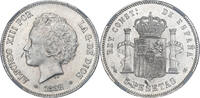 SPAIN 5 Pesetas 1892(92) PGM Alfonso XIII. NGC UNC 229.74 £203.73 £  +  13.00 £ shipping