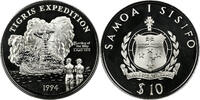SAMOA Silver 10 Tala 1994 Tigris Expedition / Burning of the Ship. Top P... 117.04 £91.03 £  +  13.00 £ shipping