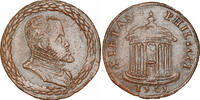 Spanish Netherlands Jeton (Rekenpenning) Piety of the of Philip II of Spain & the Establishment of New Dioceses. -