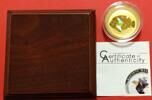 Palau 5 Dollars Pacific Wildlife Prism silver coins, Flagfin Angelfish. Very beautiful. -