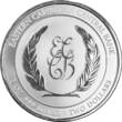 Karibik Inseln 2 Dollar Silver coin 1 oz Eastern Caribbean EC8 Dominica Coat of Arms 2024 Color Silver Brilliant Uncirculated, Proof-Like