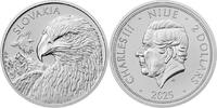 Niue 2 NZD 2025 Silbermünze 1 oz Slovakia Eagle 2025 Czech Mint 999 Silb... 50.27 £  +  14.73 £ shipping