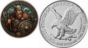 Polen 1 Dollar 2025 Silver coin 1 oz American Silver Eagle The Vikings H... 51.58 £  +  14.73 £ shipping