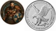 Polen 1 Dollar 2025 Silver coin 1 oz American Silver Eagle The Vikings T... 51.58 £  +  14.73 £ shipping
