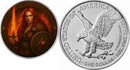 Polen 1 Dollar 2025 Silver coin 1 oz American Silver Eagle The Vikings F... 57.99 £  +  14.73 £ shipping