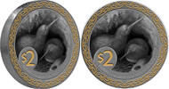 Neuseeland 2 NZD 2025 Silver coin 2 oz Kiwi 2025 Partial Gold Plating Hi... 235.38 £  +  16.46 £ shipping