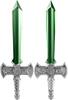 Tschad 5000 Francs Silver coin 1 oz Sword of King Arthur Excalibur 2025 Antique with crystal blade Antik Finish
