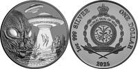 Niue 1 Dollar 2025 Silver coin 1 oz Alien Abduction 2025 Black Proof Sil... 123.93 £  +  14.73 £ shipping