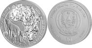 Ruanda 10 Ruanda Franc Silver coin 1/12 oz Rwanda African Ounce Spotted Hyena 2026 Silver Coin -