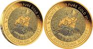 Australien 25 AUD Gold coin 1/4 oz Australia Nugget 40th Anniversary Proof in box -