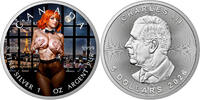 Kanada 5 Kanadische Dollar Silver coin 1 oz Red Velvet Color 2026 Canada Silver Coin 999 -