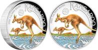 Australien 1 AUD 2026 1 oz Silver Kangaroo Coin – High Relief, Colorized, Proof – Australian .999 -