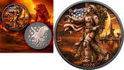 Vereinigte Staaten 1 Dollar Silver coin 1 oz American Eagle The Conquest of Mars 2026 Ruthenium Rose Gold -