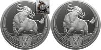 Südafrika 5 RAND 2026 Big Five III Buffalo #5 1 oz Silver Coin in Blister Pack (.999 Silver) -