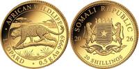 Somalia 20 Schilling 0.5 g Gold Coin – African Wildlife Somalia Leopard 2026 – 999.9 Gold – Proof (PP -
