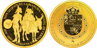 Cameroon 1000 Francs CFA Silver coin 1 oz Don Quixote de la Mancha 2026 Full Gilded Proof .999 silver -