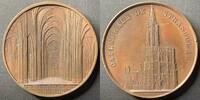 Exonumia Bronze France: 1861 59mm Strasbourg J. Wiener  Cathedral Medal  132.41 &pound;  +  18.90 &pound; shipping