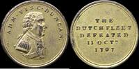 Exonumia Bronze Great Britain Dated 1797 23.5mm Gilt  Medal Duncan Dutch... 66.20 &pound;  +  18.90 &pound; shipping