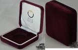 Österreich Samtetui Münze Österreich - 44 mm - roter Samt -