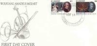 Unbekannt St.Vincent 1991 - 200.Todestag von W.A.Mozart FDC -